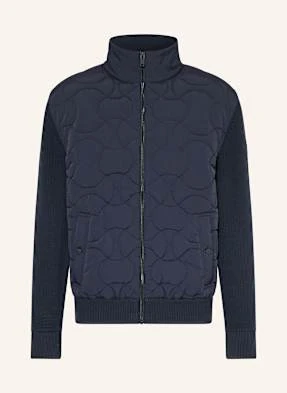 Boss Kurtka Pikowana Kavietor Z Mieszanki Materiałów blau