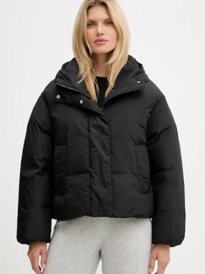 BOSS kurtka kolor czarny zimowa oversize 50546843