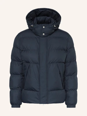 Boss Kurtka Pikowana Corbinian Z Odpinanym Kapturem blau