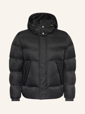 Boss Kurtka Pikowana Corbinian Z Odpinanym Kapturem schwarz