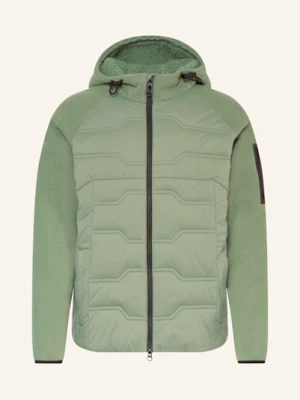 Boss Kurtka Pikowana Ow_Hole19 Z Mieszanki Materiałów gruen