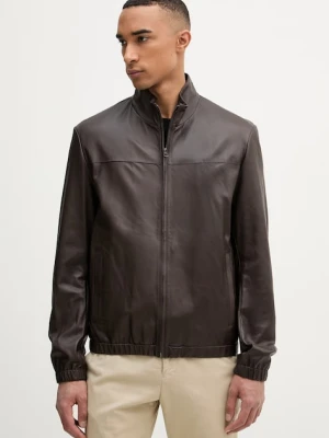 BOSS kurtka pilotka męska skórzana BOSS X DAVID BECKHAM