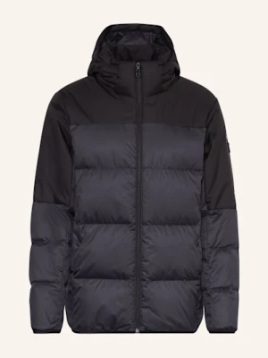 Boss Kurtka Puchowa Block Z Odpinanym Kapturem blau