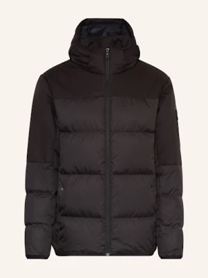 Boss Kurtka Puchowa Block Z Odpinanym Kapturem schwarz