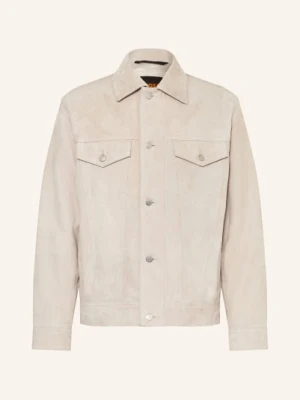 Boss Kurtka Skórzana Johot beige