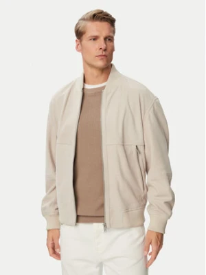 BOSS Kurtka skórzana Jonorve 50562519 Beżowy Regular Fit