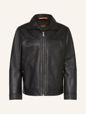 Boss Kurtka Skórzana Jorest schwarz
