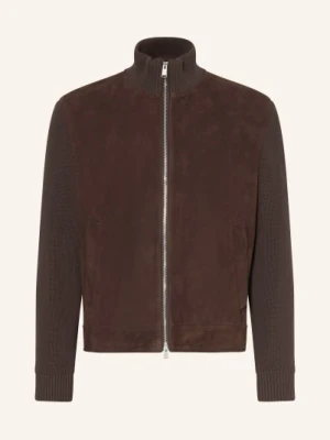 Boss Kurtka Skórzana Maven braun