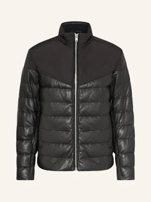 Boss Kurtka Skórzana Mersino Z Mieszanki Materiałów schwarz