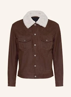 Boss Kurtka Skórzana Mordy braun