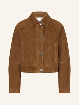 Boss Kurtka Skórzana Sadela braun