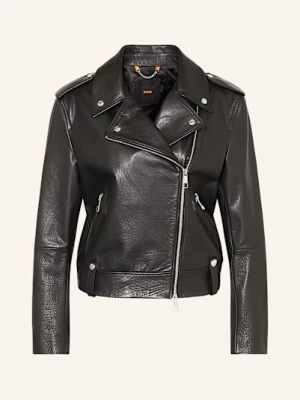 Boss Kurtka Skórzana Sandy schwarz