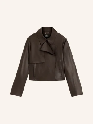 Boss Kurtka Skórzana Sarcae braun