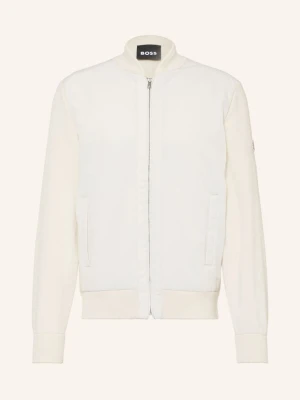 Boss Kurtka Typu Blouson Levaio Z Mieszanki Materiałów weiss ECRU