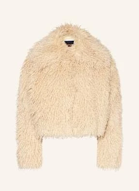 Boss Kurtka Ze Sztucznego Futra Cefura beige