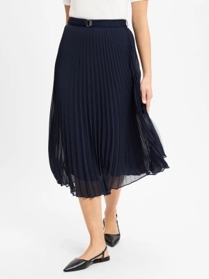 BOSS Ladies' Medirock - Vocelina Kobiety niebieski jednolity,