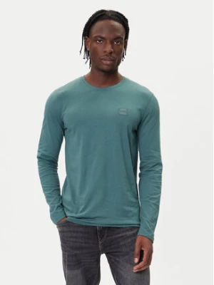 BOSS Longsleeve Tacks 50512111 Zielony Regular Fit