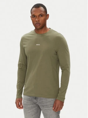 BOSS Longsleeve Tchark 50473286 Zielony Regular Fit