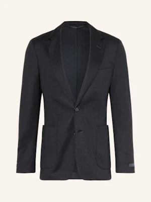 Boss Marynarka Dżersejowa Slim Fit Z Dodatkiem Jedwabiu blau