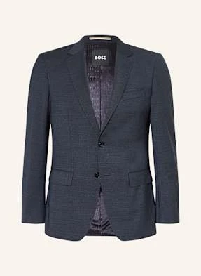 Boss Marynarka Garniturowa Genius Slim Fit blau