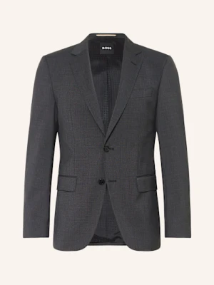 Boss Marynarka Garniturowa H-Huge Slim Fit grau