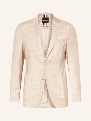 Boss Marynarka Garniturowa Hanry Slim Fit beige