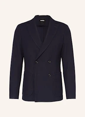 Boss Marynarka Garniturowa Hanry Slim Fit blau