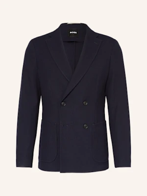 Boss Marynarka Garniturowa Hanry Slim Fit blau