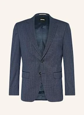 Boss Marynarka Garniturowa Huge Slim Fit blau