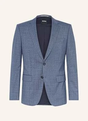 Boss Marynarka Garniturowa Huge Slim Fit blau