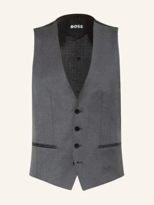 Boss Marynarka Garniturowa Huge Slim Fit grau