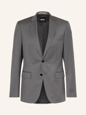 Boss Marynarka Garniturowa Huge Slim Fit grau