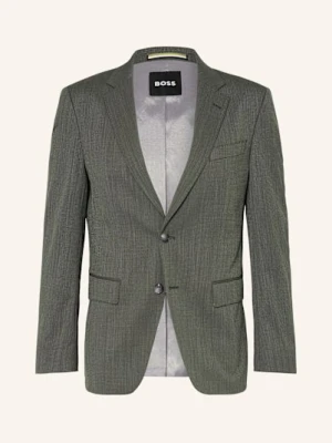 Boss Marynarka Garniturowa Huge Slim Fit gruen
