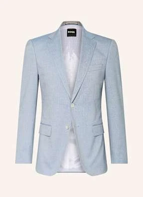 Boss Marynarka Garniturowa Hutson Extra Slim Fit blau