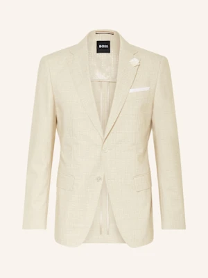 Boss Marynarka Garniturowa Hutson Slim Fit weiss