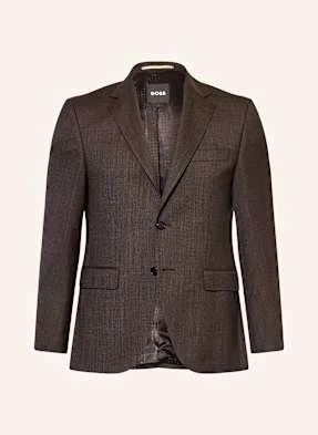 Boss Marynarka Garniturowa Jeckson Regular Fit braun