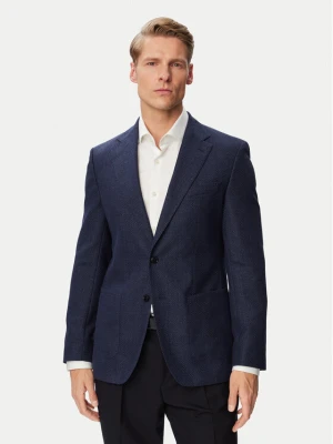 BOSS Marynarka H-Hutson-2PP-263 50567488 Granatowy Slim Fit