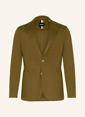 Boss Marynarka Garniturowa Hanry Slim Fit gruen