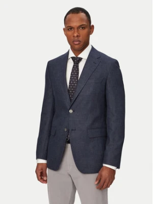 BOSS Marynarka Hutson 50561859 Granatowy Regular Fit