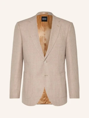 Boss Marynarka Janson O Kroju Regular Fit beige
