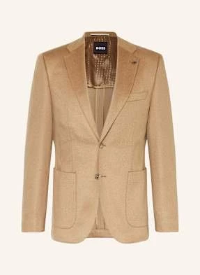 Boss Marynarka Janson Regular Fit Z Kaszmiru beige