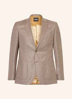 Boss Marynarka Janson Regular Fit Z Wełny Merino beige