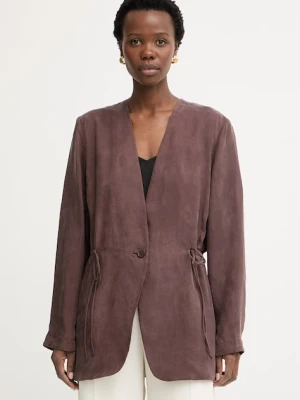 BOSS marynarka jednorzędowa damska z lyocellu JASIANATI