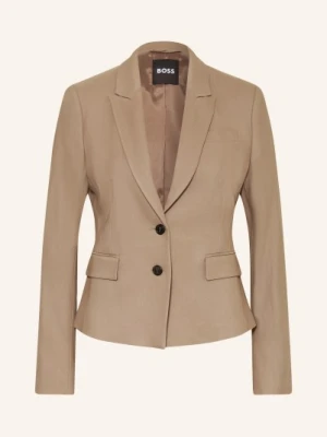 Boss Marynarka Jia beige JASNOBRĄZOWY