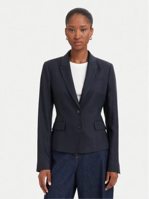 BOSS Marynarka Jia18 50564479 Granatowy Slim Fit