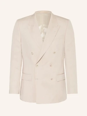 Boss Marynarka O Kroju Slim Fit Z Lnu grau