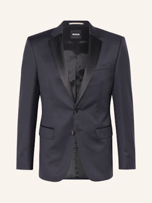 Boss Marynarka Smokingowa Huge Slim Fit blau