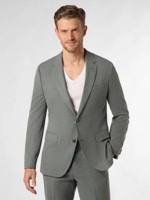 BOSS Męska kurtka modułowa - H-Jasper-MM-C-241 Mężczyźni Regular Fit zielony wypukły wzór tkaniny,