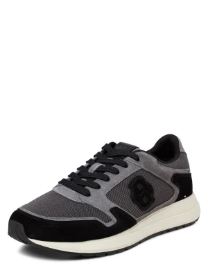 BOSS Męskie buty casual - Vinston Runn Mężczyźni szary jednolity,