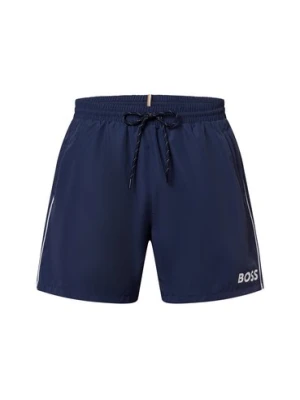 BOSS Męskie spodenki kąpielowe - Starfish Mężczyźni niebieski,